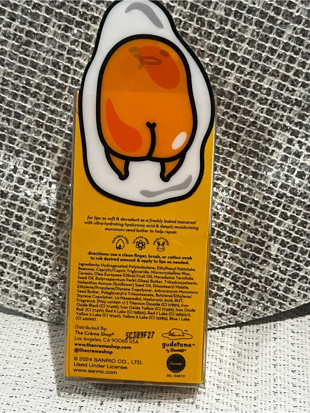 The Crème Shop x Gudetama Macaron Lip Balm – Limited Edition 🍳💛